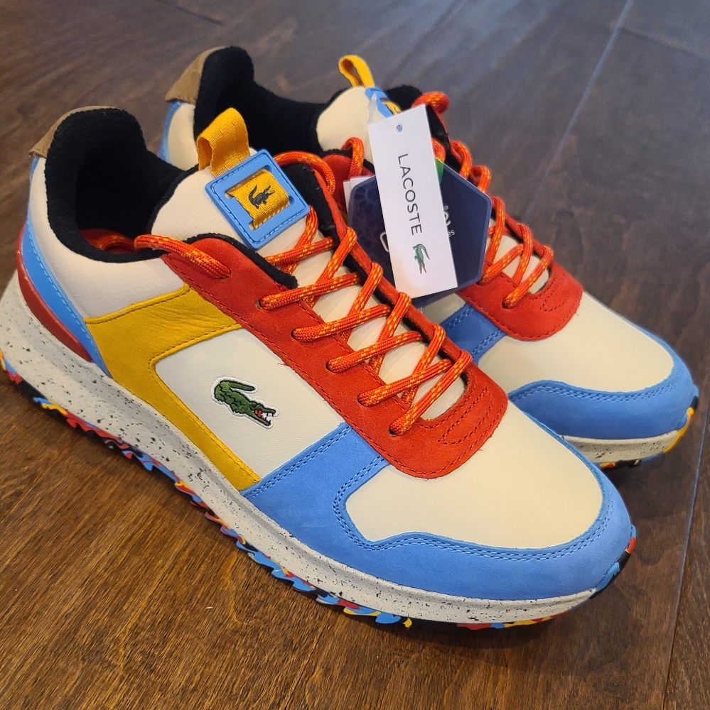 Lacoste Men's Joggeur 2.0 Leather Colorblock Sneakers